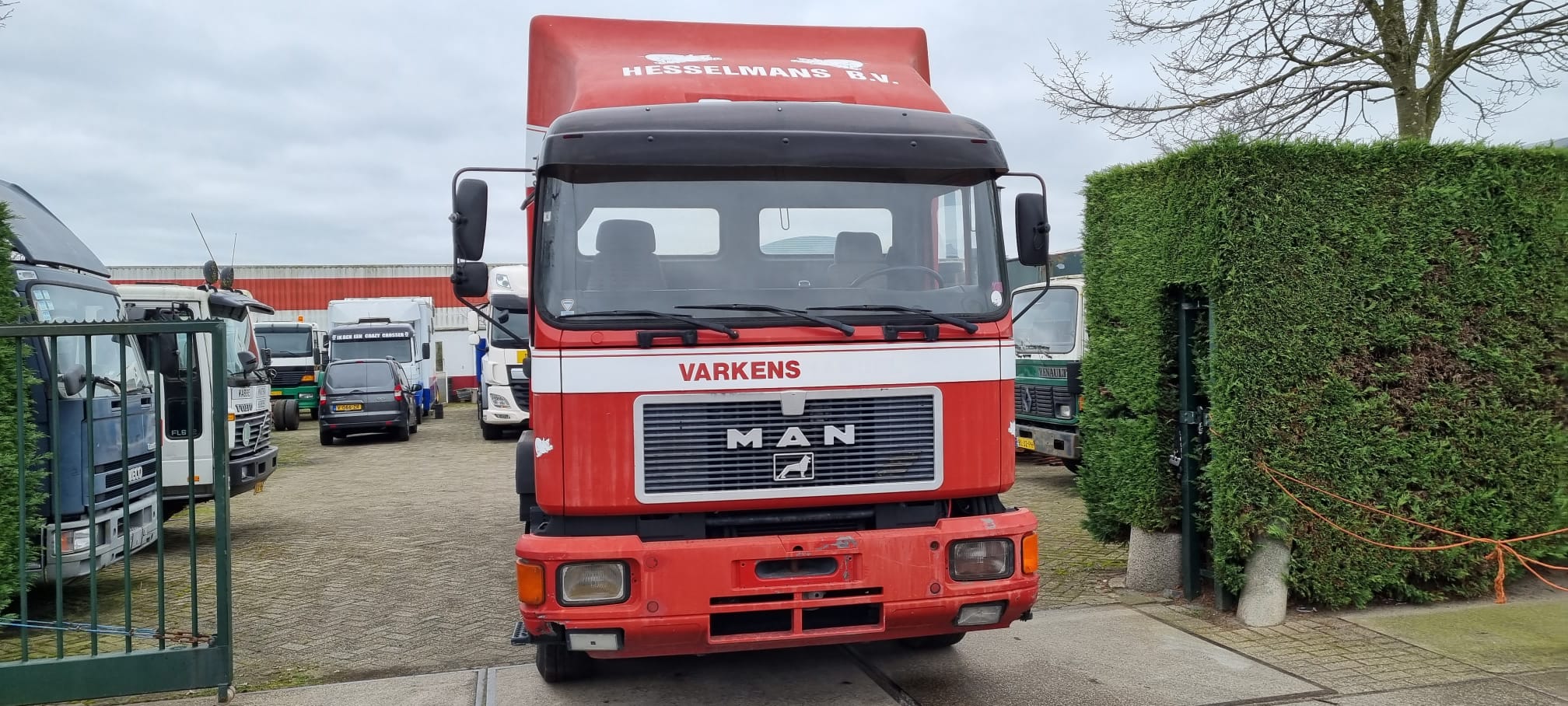 Man diesel truck